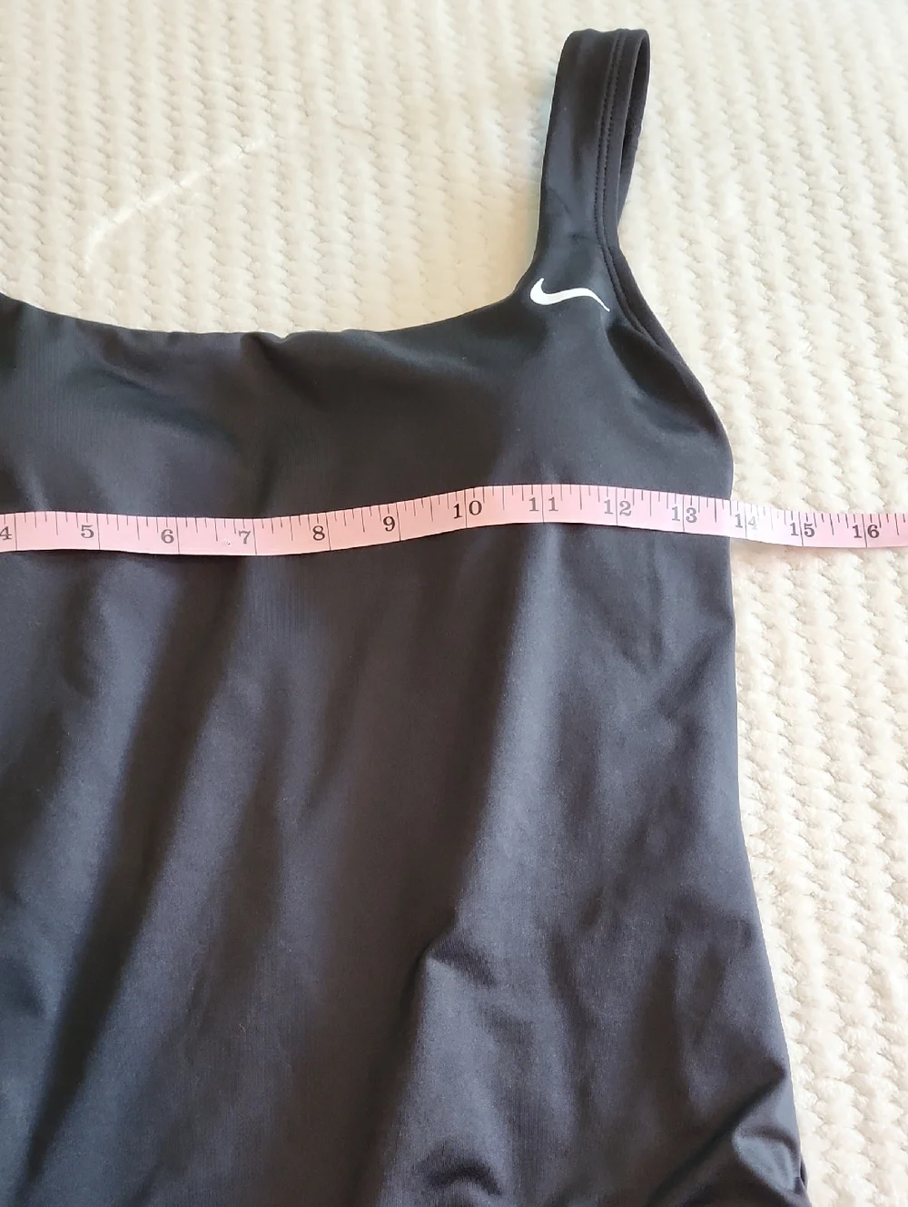Nike Black Scoop One-Piece Swimsuit Brand New